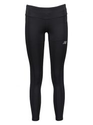 New Balance Legginsy sportowe w kolorze czarnym rozmiar: S. Czarne legginsy New Balance, s, bez wzorów, z materiału, z podwyższonym stanem, outdoorowe. Za 132.05 zł.