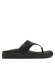 Calvin Klein Sandały Flat Adj Tp Eyelet HW0HW02349 Czarny. Czarne sandały Calvin Klein, bez wzorów, ze skóry, bez obcasa, na płaskiej podeszwie, bez zapięcia. Za 529.99 zł.