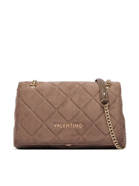 Valentino Torebka Ocarina VBSA9B02 Beżowy. Brązowe listonoszki Valentino, bez wzorów, ze skóry, bez dodatków. Za 679.99 zł.