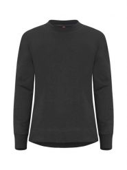 Clique Miami PRO Roundneck Women - Damska bluza z okrągłym dekoltem – Black. Czarne bluzy CLIQUE, xs, bez wzorów, z bawełny, bez kaptura. Za 189.24 zł.