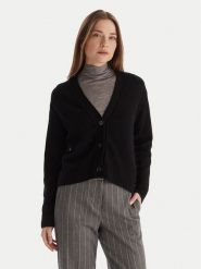 Marella Kardigan Blazer 2525346032 Czarny Regular Fit. Czarne kardigany Marella, xxl, bez wzorów, z wełny. Za 819.99 zł.