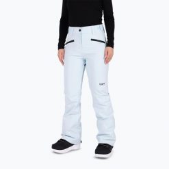Spodnie snowboardowe damskie Colourwear Cork lt. Niebieskie spodnie narciarskie Colourwear, l, bez wzorów, z tkaniny, rowerowe. Za 589.99 zł.
