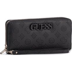 Duży Portfel Damski GUESS - Janelle (Sp) Slg SWSP74 33460 BLACK. Czarne portfele Guess, bez wzorów, ze skóry ekologicznej. Za 279.00 zł.