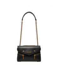 Guess Torebka Trissa HWVB93 45210 Czarny. Czarne torebki klasyczne Guess, z aplikacjami, ze skóry, bez dodatków. Za 239.99 zł.