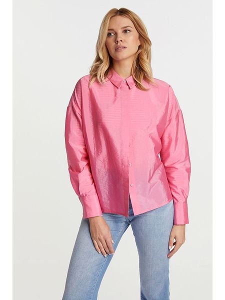 Rich & Royal Bluzka w kolorze różowym rozmiar: 40. Różowe bluzki Rich & Royal, bez wzorów, bez kołnierzyka, bez ramiączek. Za 157.35 zł.