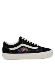 Vans Tenisówki Old Skool VN000D7ZF2B1 Czarny. Czarne trampki Vans, bez wzorów, ze skóry, bez zapięcia. Za 339.99 zł.