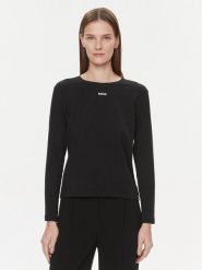 Boss Bluzka 50510326 Czarny Regular Fit. Czarne bluzki Boss, xs, bez wzorów, z bawełny, bez kołnierzyka, bez ramiączek. Za 179.99 zł.