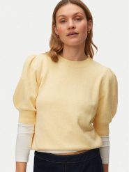Vero Moda Sweter Doffy 10278313 Żółty Regular Fit. Żółte swetry Vero Moda, xs, bez wzorów, z syntetyku, bez ramiączek. Za 109.99 zł.