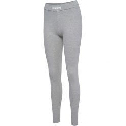 Damskie legginsy Hummel Elemental. Szare legginsy Hummel, bez wzorów. Za 186.00 zł.