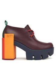 United Nude Półbuty Grip Moc Mid 1095792416 Bordowy. Czerwone czółenka United Nude, bez wzorów, ze skóry, bez obcasa, na obcasie, bez zapięcia. Za 1,579.00 zł.