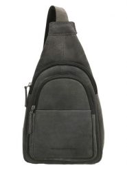 HIDE & STITCHES Skórzana torebka w kolorze czarnym - 18 x 33 x 8,5 cm rozmiar: onesize. Czarne torby na ramię HIDE & STITCHES, bez wzorów, z materiału, na ramię, bez dodatków. Za 165.99 zł.