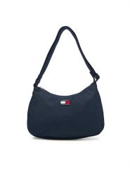 Tommy Jeans Torebka Tjw Ess Daily Shoulder Bag AW0AW17888 Granatowy. Niebieskie torebki klasyczne Tommy Jeans, bez wzorów, z jeansu, bez dodatków. Za 259.99 zł.