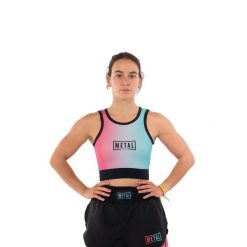 Biustonosz dla kobiet Metal Boxe Miami Vibe. Niebieskie bielizna sportowa METAL BOXE, m, bez wzorów. Za 187.50 zł.