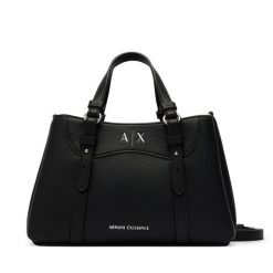 Torebka Armani Exchange. Czarne torebki klasyczne Armani Exchange, bez wzorów, bez dodatków. Za 654.99 zł.