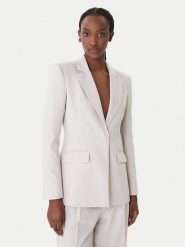 Patrizia Pepe Marynarka 8S0582/A498-S748 Szary Regular Fit. Szare marynarki i żakiety Patrizia Pepe, s, bez wzorów, z syntetyku. Za 1,809.00 zł.