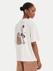 Napapijri T-Shirt S-Aral NP0A8A6N Kremowy Regular Fit. Białe t-shirty Napapijri, s, bez wzorów, z bawełny, bez kołnierzyka, bez ramiączek. Za 199.99 zł.