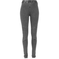 Damskie Legginsy Z Dżerseju O Dżinsowym Wyglądzie. Szare legginsy Urban Classics, xl, bez wzorów, z dżerseju. Za 115.99 zł.