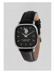 U.S. Polo Assn. Zegarek kwarcowy w kolorze srebrno-czarnym rozmiar: onesize. Czarne, analogowe zegarki U.S. Polo Assn., metalowe. Za 222.94 zł.