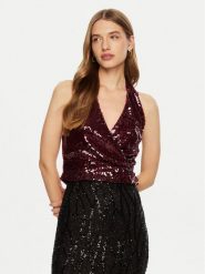 Haveone Top RGE-M035 Bordowy Regular Fit. Czerwone topy Haveone, m, bez wzorów, z syntetyku, bez kołnierzyka, bez ramiączek. Za 249.99 zł.