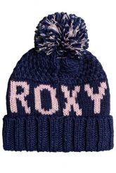 Czapka zimowa damska Roxy Tonic Beanie. Niebieskie czapki Roxy, bez wzorów, z polaru. Za 129.95 zł.
