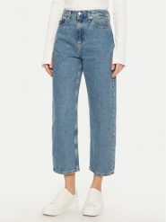 Calvin Klein Jeans Jeansy Barrel J20J225005 Niebieski Loose Fit. Niebieskie jeansy Calvin Klein Jeans, bez wzorów. Za 279.99 zł.