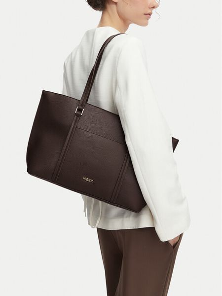 MEXX Torebka CEO-MEXX-L-010-10 Brązowy. Brązowe shopper Mexx, bez wzorów, ze skóry, bez dodatków. Za 249.99 zł.