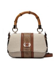 Guess Torebka Kerima (Ag) Mini-Bags HWAG93 37780 Écru. Torebki klasyczne Guess, z aplikacjami, z materiału, bez dodatków. Za 379.99 zł.