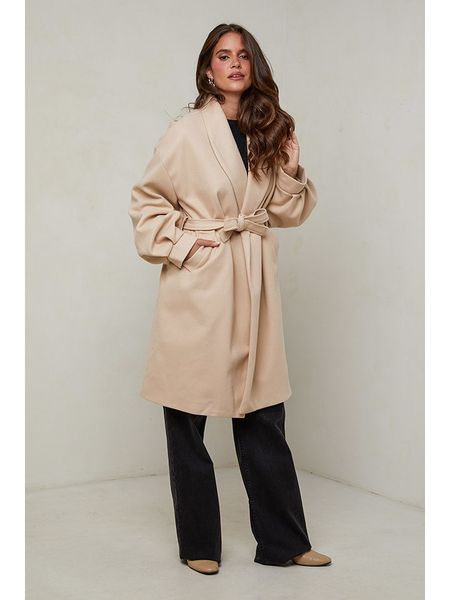 L'armoire de Suzette Płaszcz przejściowy w kolorze beżowym rozmiar: 40. Brązowe płaszcze L'armoire de Suzette, l, z aplikacjami, z tkaniny, bez kaptura. Za 183.59 zł.