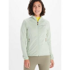 Bluza polarowa damska Marmot Leconte Fleece Jacket rozpinana. Zielone bluzy Marmot, xs, bez wzorów, z polaru, bez kaptura. Za 209.99 zł.