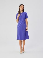 Stylove Sukienka w kolorze fioletowym rozmiar: M. Różowe sukienki Stylove, na co dzień, m, bez wzorów, bez kołnierzyka, bez ramiączek, midi, proste. Za 297.45 zł.