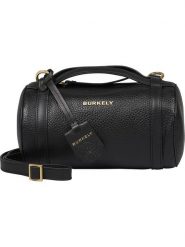Burkely Skórzana torebka w kolorze czarnym - 22 x 12 x 12 cm rozmiar: onesize. Czarne torby na ramię Burkely, bez wzorów, z materiału, na ramię, bez dodatków. Za 184.89 zł.