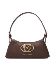 LOVE MOSCHINO Torebka JC4212PP0PKB0313 Brązowy ciemny. Brązowe torebki klasyczne Love Moschino, bez wzorów, bez dodatków. Za 729.99 zł.
