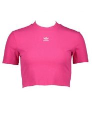 Adidas Koszulka "TEE" w kolorze różowym rozmiar: 38. Różowe bluzki Adidas, bez wzorów, bez kołnierzyka, bez ramiączek. Za 74.63 zł.