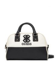 Guess Torebka V5YZ06 WHDW0 Czarny. Czarne torebki klasyczne Guess, z aplikacjami, ze skóry, bez dodatków. Za 329.99 zł.