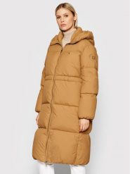 Tommy Hilfiger Płaszcz zimowy Nylon Down WW0WW31702 Brązowy Relaxed Fit. Brązowe płaszcze TOMMY HILFIGER, na zimę, m, bez wzorów, z nylonu, bez kaptura. Za 1,269.00 zł.