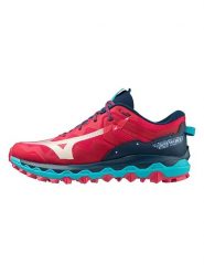 Mizuno Buty "Wave Mujin 9" w kolorze czerwonym do biegania w terenie rozmiar: 38,5. Czerwone obuwie sportowe Mizuno, z materiału, bez zapięcia, do biegania. Za 281.76 zł.