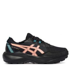 Buty do biegania Asics. Czarne obuwie sportowe Asics, bez zapięcia, do biegania. Za 419.99 zł.