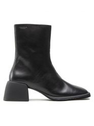 Vagabond Shoemakers Botki Ansie 5445-001-20 Czarny. Czarne botki Vagabond Shoemakers, bez wzorów, ze skóry, bez obcasa, na słupku, bez zapięcia. Za 769.99 zł.