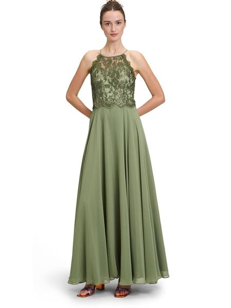 Vera Mont Sukienka w kolorze khaki rozmiar: 42. Brązowe sukienki Vera Mont, bez wzorów, bez kołnierzyka, bez ramiączek, midi. Za 231.68 zł.