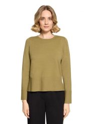 Betty Barclay Sweter w kolorze oliwkowym rozmiar: 42. Zielone swetry Betty Barclay, bez wzorów, bez ramiączek. Za 204.95 zł.