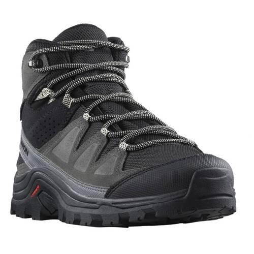Buty trekkingowe damskie Salomon Quest Rove Mid Gtx. Czarne trekkingi Salomon, z gumy, za kostkę, trekkingowe. Za 627.00 zł.