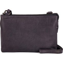 Skórzana torebka w kolorze niebieskim - 26 x 27 x 7 cm. Niebieskie torby na ramię neropantera, bez wzorów, z materiału, na ramię, bez dodatków. W wyprzedaży za 130.95 zł.