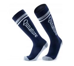 Zimowe skarpety sportowe unisex Qunature z wełną merino. Białe skarpety QUNATURE, bez wzorów, z elastanu. Za 54.00 zł.