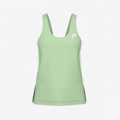 SPIRIT Tank Top Women. Zielone topy Head, s, bez wzorów, bez kołnierzyka, bez ramiączek. W wyprzedaży za 207.00 zł.