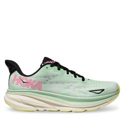 Buty do biegania Hoka. Zielone obuwie sportowe HOKA, bez zapięcia, do biegania. Za 599.99 zł.