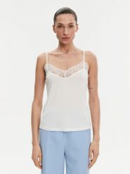 Morgan Top M2BETINA Écru Regular Fit. Topy Morgan, m, bez wzorów, z syntetyku, bez kołnierzyka, bez ramiączek. Za 59.99 zł.
