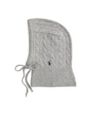Polo Ralph Lauren Kominiarka 455981427001 Szary. Szare rękawiczki Polo Ralph Lauren, bez wzorów, z materiału. Za 659.99 zł.