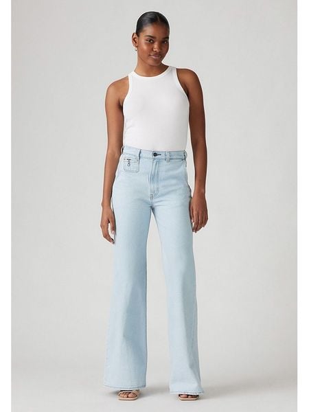 Levi's Dżinsy - Comfort fit - w kolorze błękitnym rozmiar: W27/L32. Niebieskie jeansy Levi's®, l, z aplikacjami, z podwyższonym stanem. Za 236.05 zł.