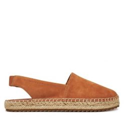 Espadryle Marc O'Polo. Brązowe espadryle Marc O'Polo, bez wzorów, bez obcasa, bez zapięcia. Za 349.99 zł.
