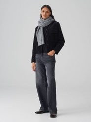 OPUS Szal w kolorze szarym - 168 x 30 cm rozmiar: onesize. Szare szaliki Opus, bez wzorów, z materiału. Za 113.90 zł.